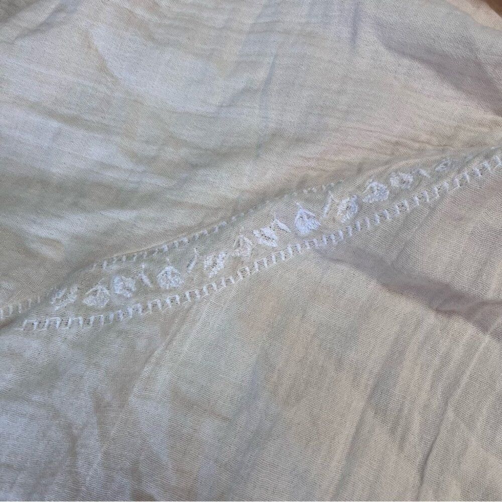 Old Navy Gauze Cotton Cream Peach Blouse Size 4X NWT - Picture 4 of 6